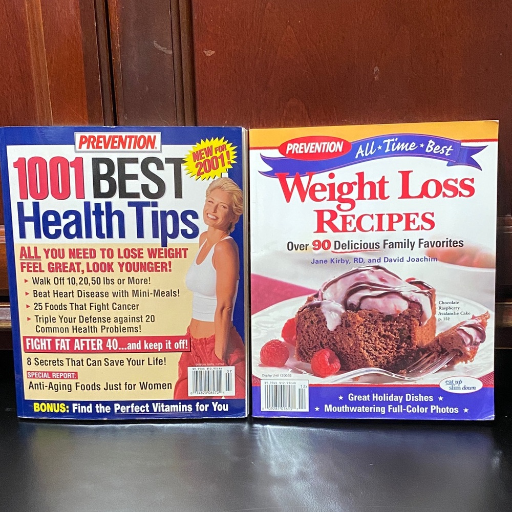Prevention Health and Recipe two Book set
